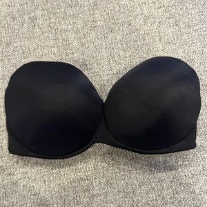 Ambrielle Strapless Black Underwire 36DD